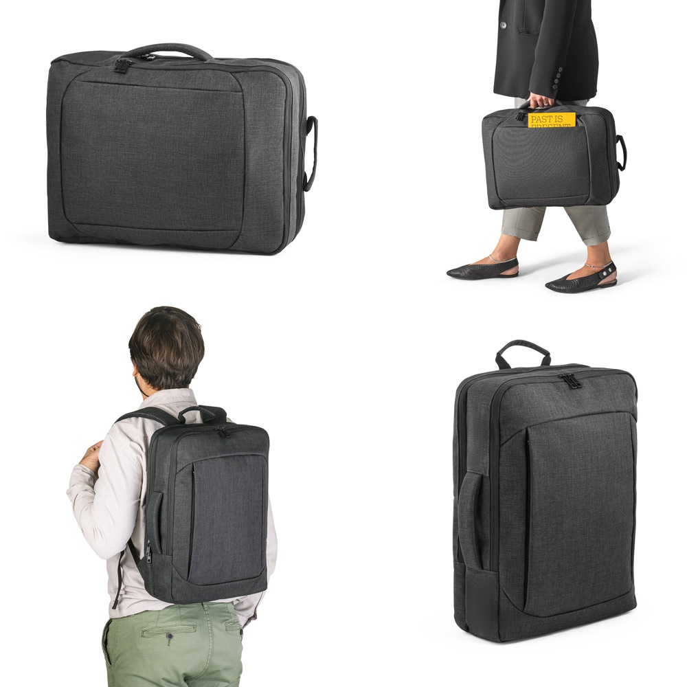 ALEXANDRIA. 2-in-1-Rucksack für 15.6"-Laptop aus 600D Polyester