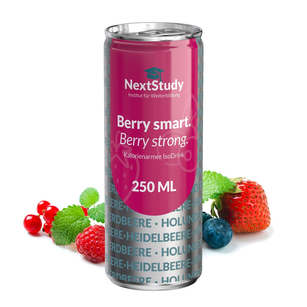Iso Sports Drink Red Berries, Fullbody transp. (glänzend)