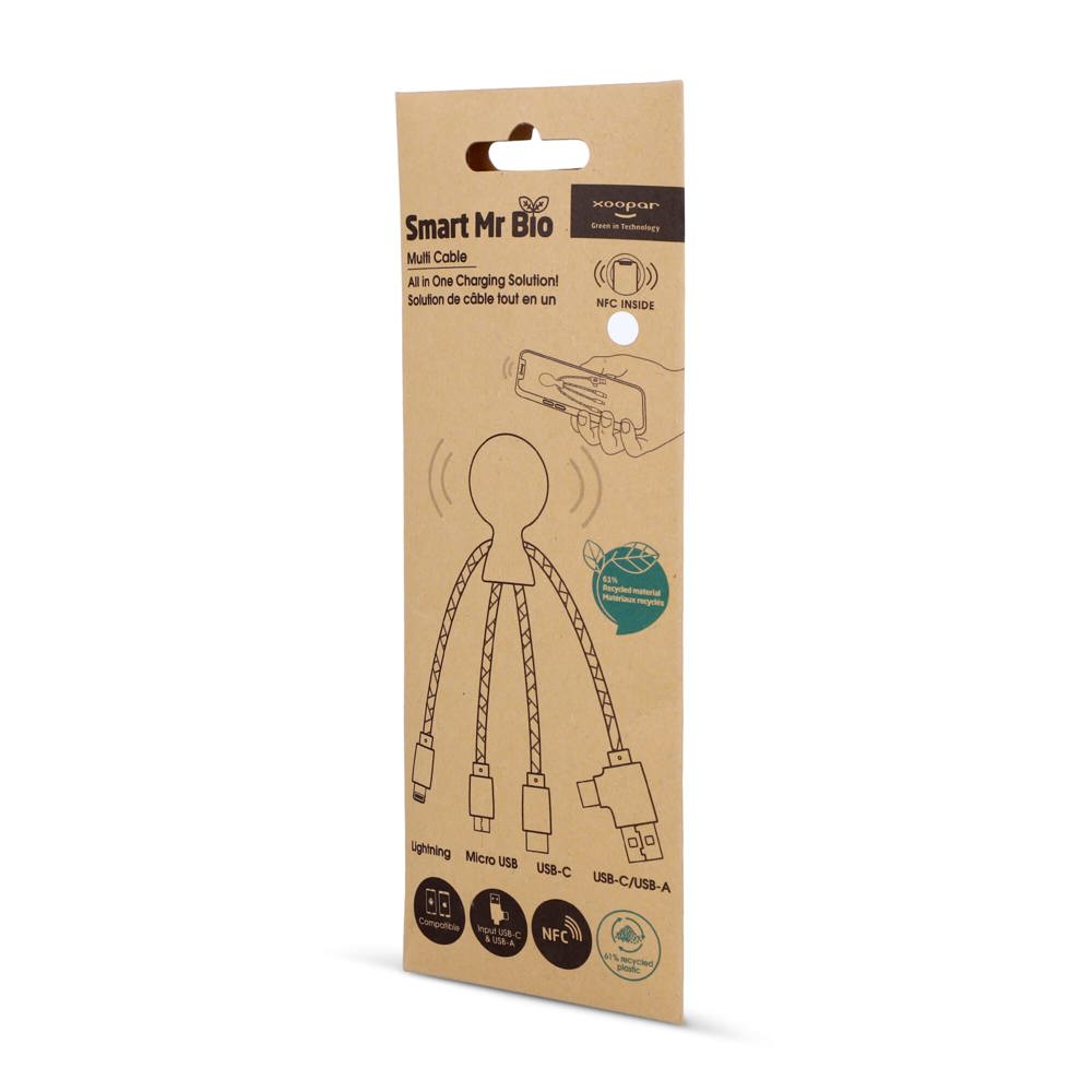 2099 | Xoopar Mr. Bio Smart Charging cable with NFC