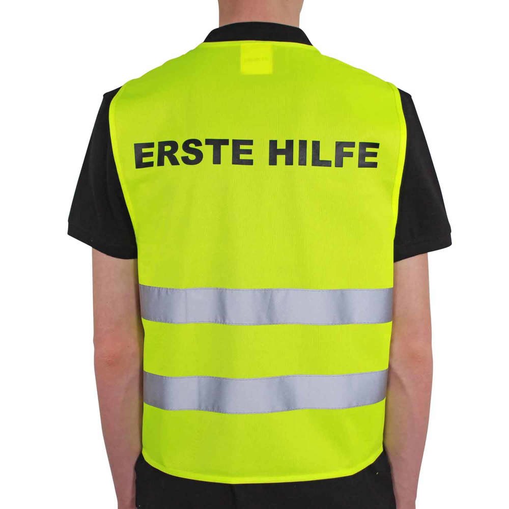 Qualitäts KFZ-Warnweste PREMIUM Erste Hilfe