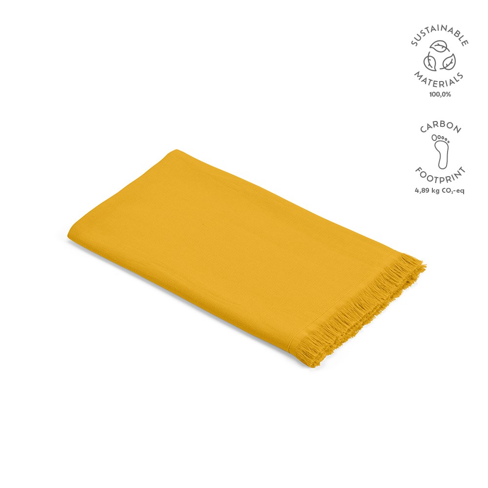 Cellini Badetuch recy.Baumwolle 250 g/m². Hergestellt in Portugal - Dunkelgelb