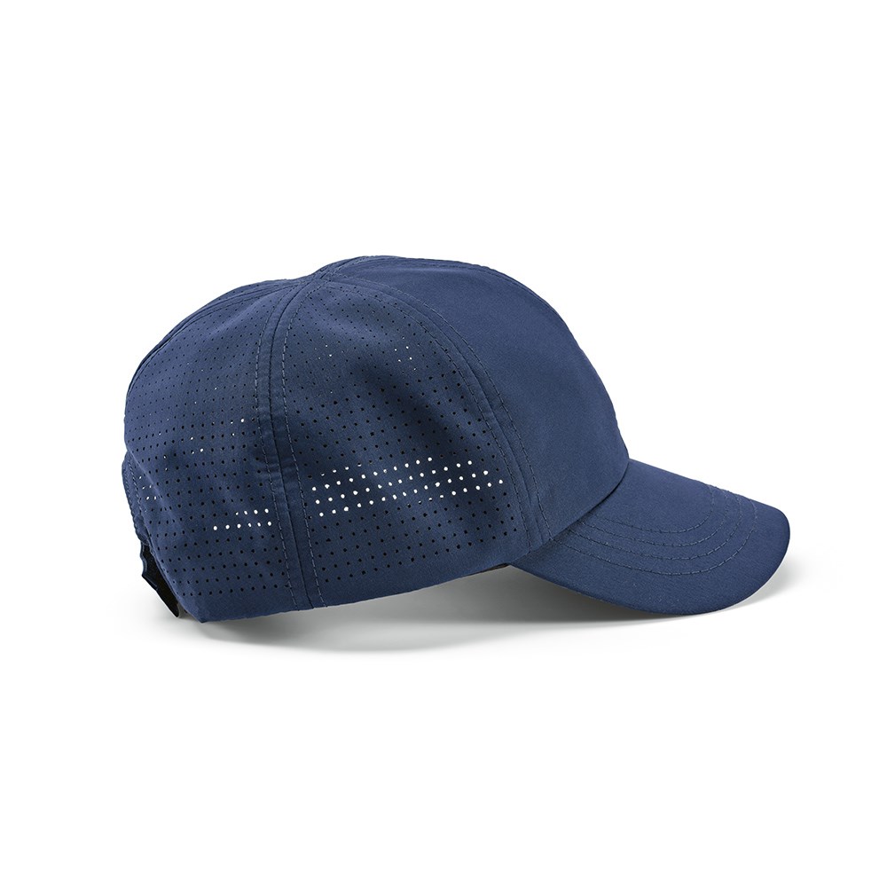 Armstrong Kappe aus rPET. 6-Panel und Klettverschluss - Blau