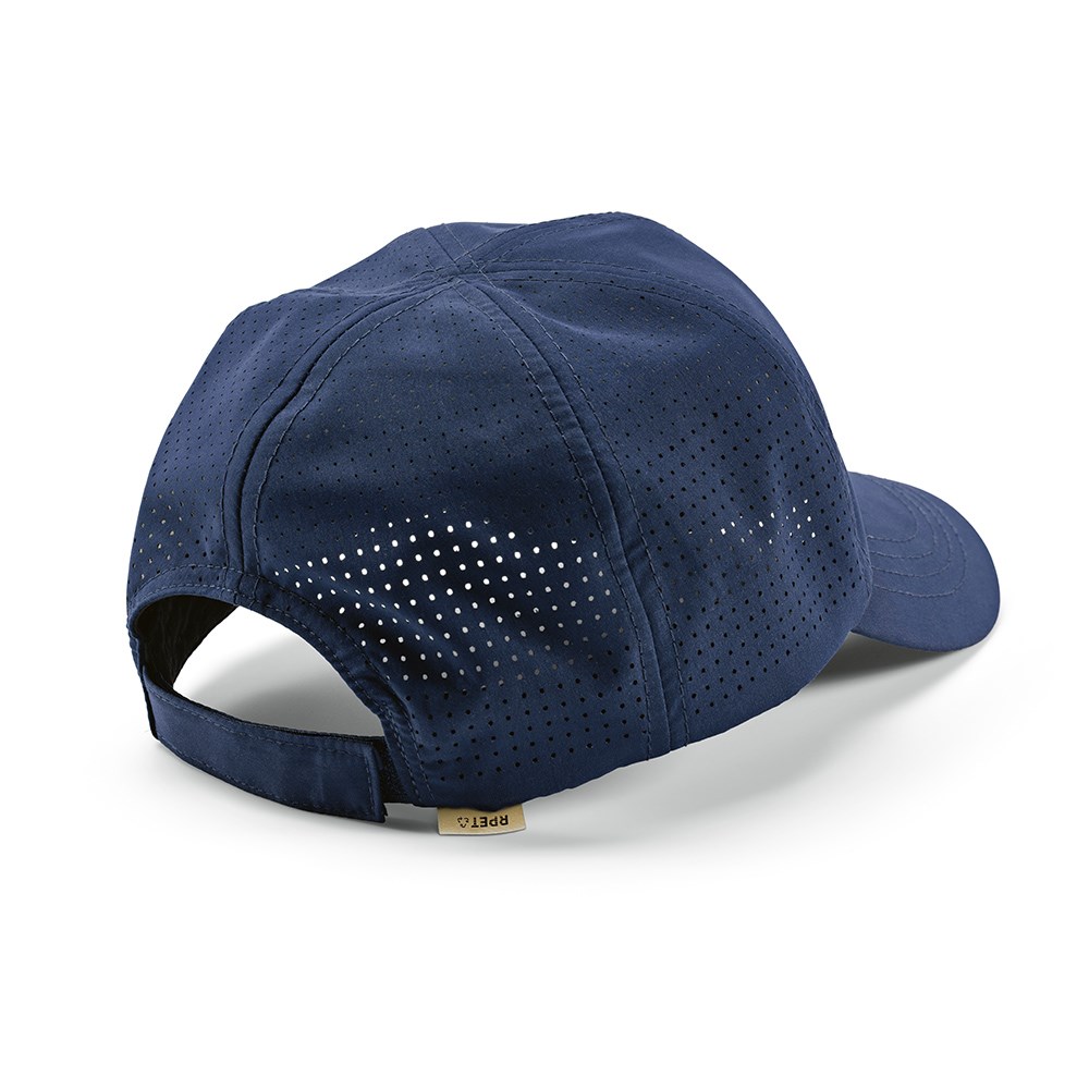 Armstrong Kappe aus rPET. 6-Panel und Klettverschluss - Blau