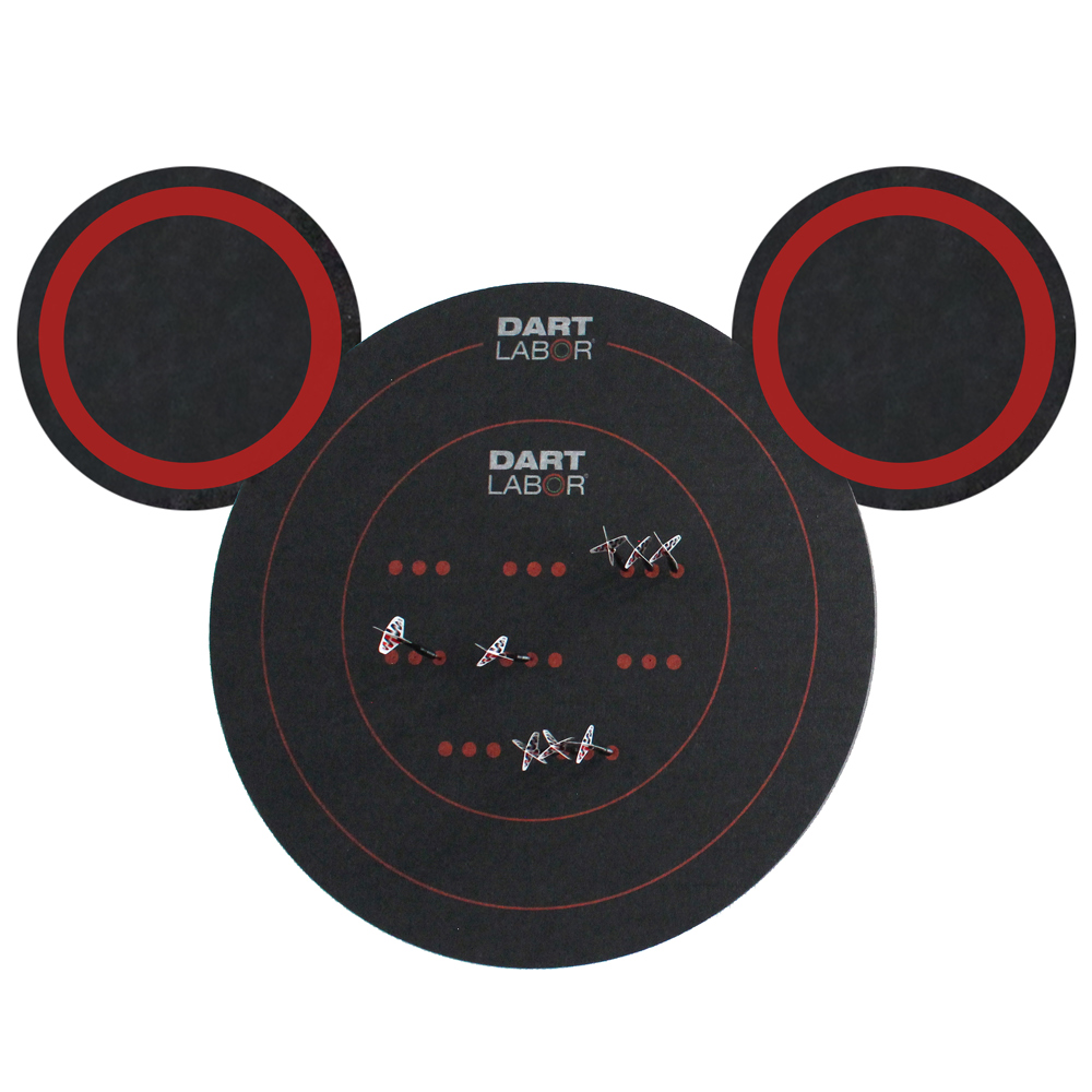 Dartboard & Darthalterung als Sonderform