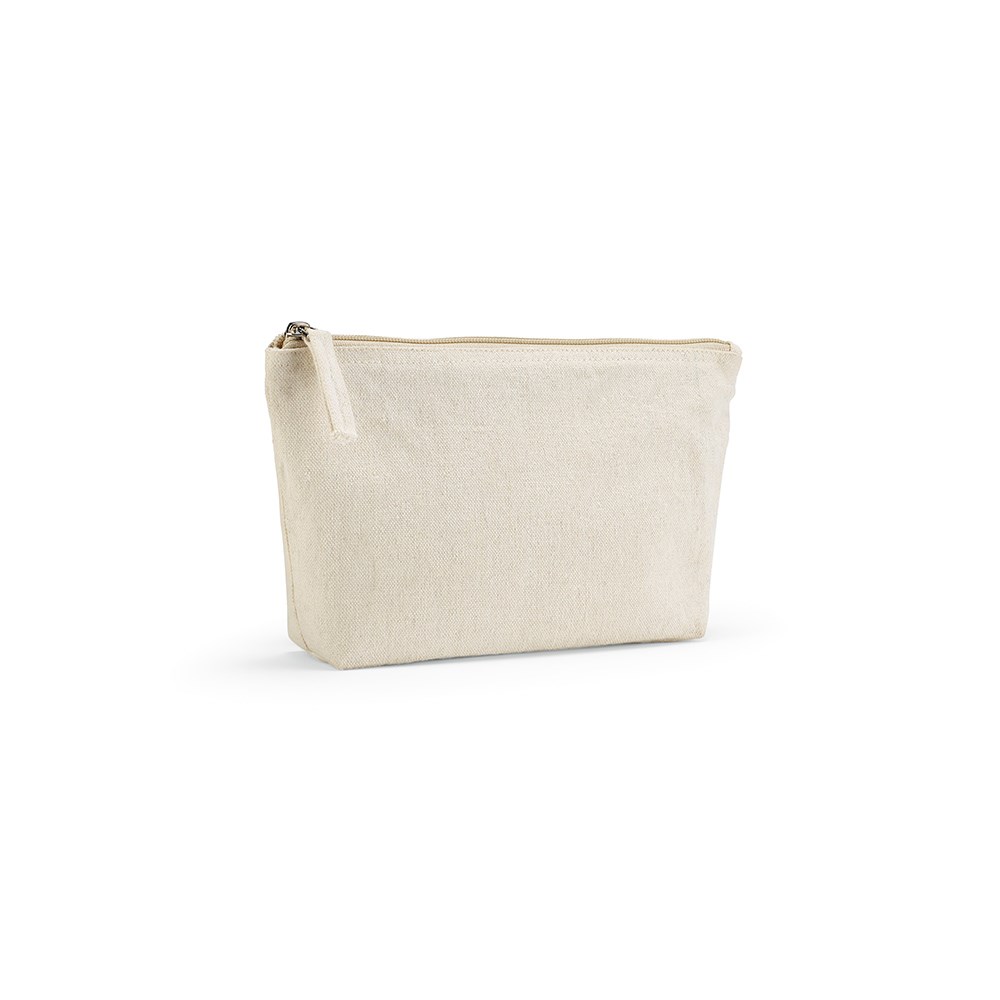 Cairo M 2,1L Kulturtasche, 320gsm recy.Baumwolle mit Reißverschluss - Natur