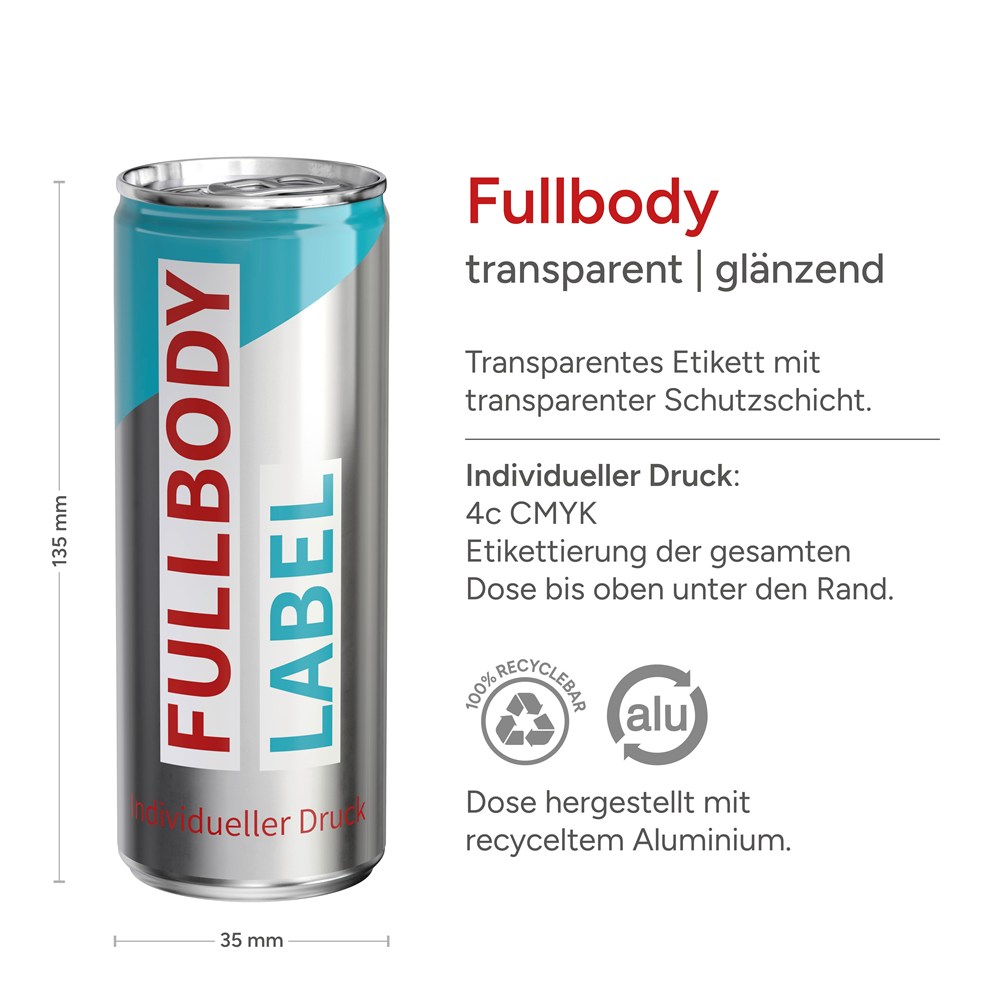 Iso Sports Drink Red Berries, Fullbody transp. (glänzend)