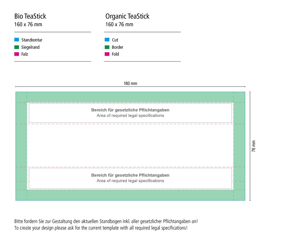 Bio TeaStick - Kräuter Salbei-Thymian - Individ. Design