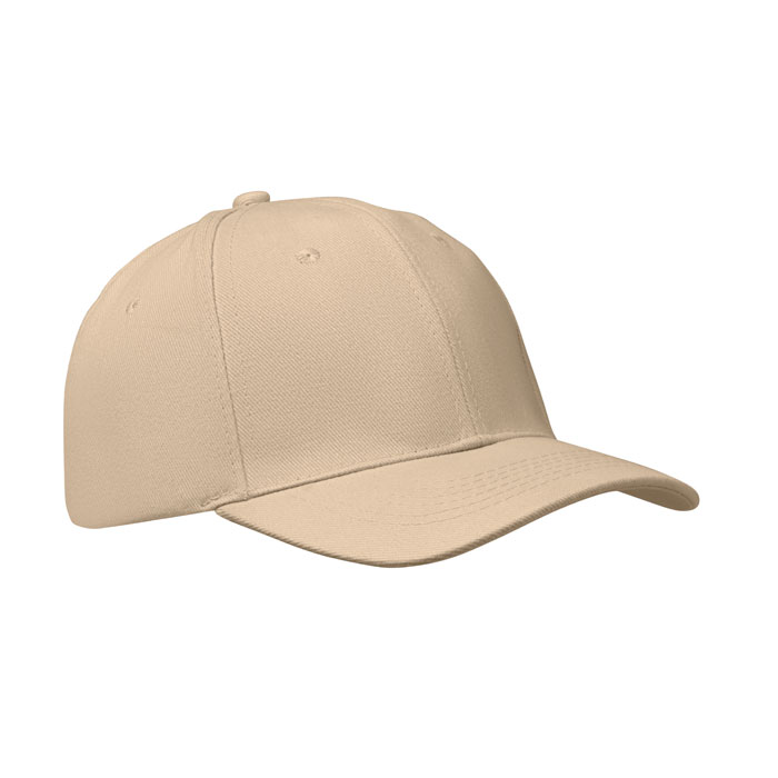 BUFFALO - Baseball cap 6 panels 260g/m² - beige