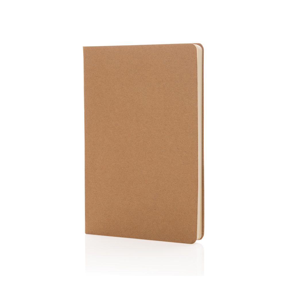 A5 Hardcover Notizbuch - braun (± PMS 728)