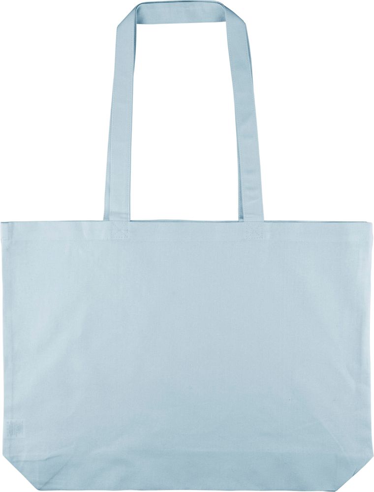 Baumwolle (140 g/m2) Einkaufstasche Tarin - pastellblau