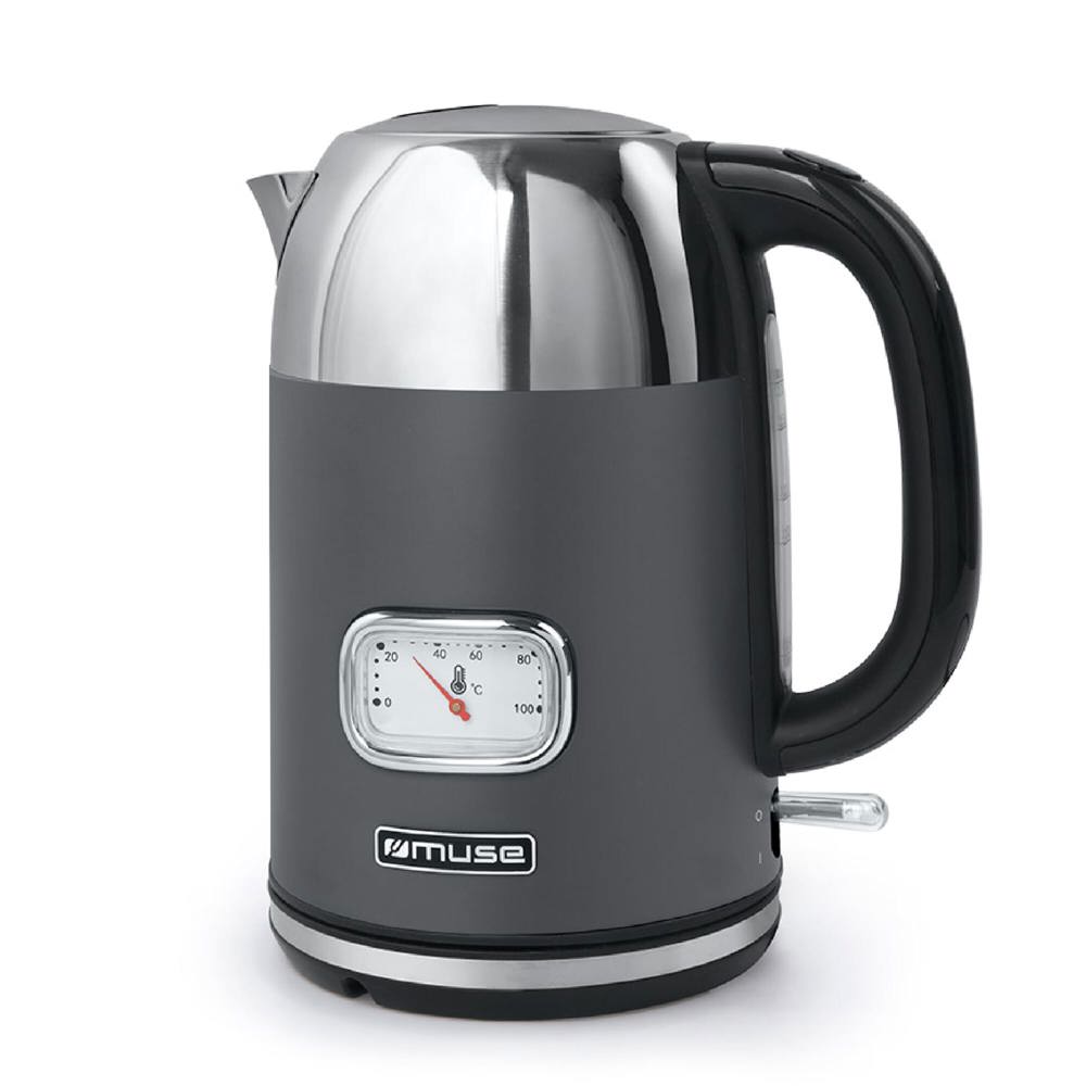 Muse Wasserkocher 1,7 Liter - dunkelgrau