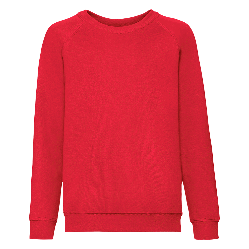 620390 - Kids Classic Raglan Sweat - Rot