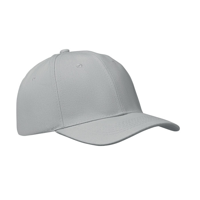 BUFFALO - Baseball cap 6 panels 260g/m² - grau