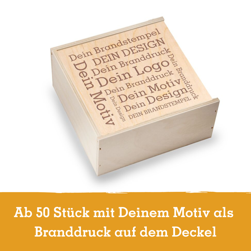 Gourmetkästchen mit 4 Gourmet Gewürzen im Glas