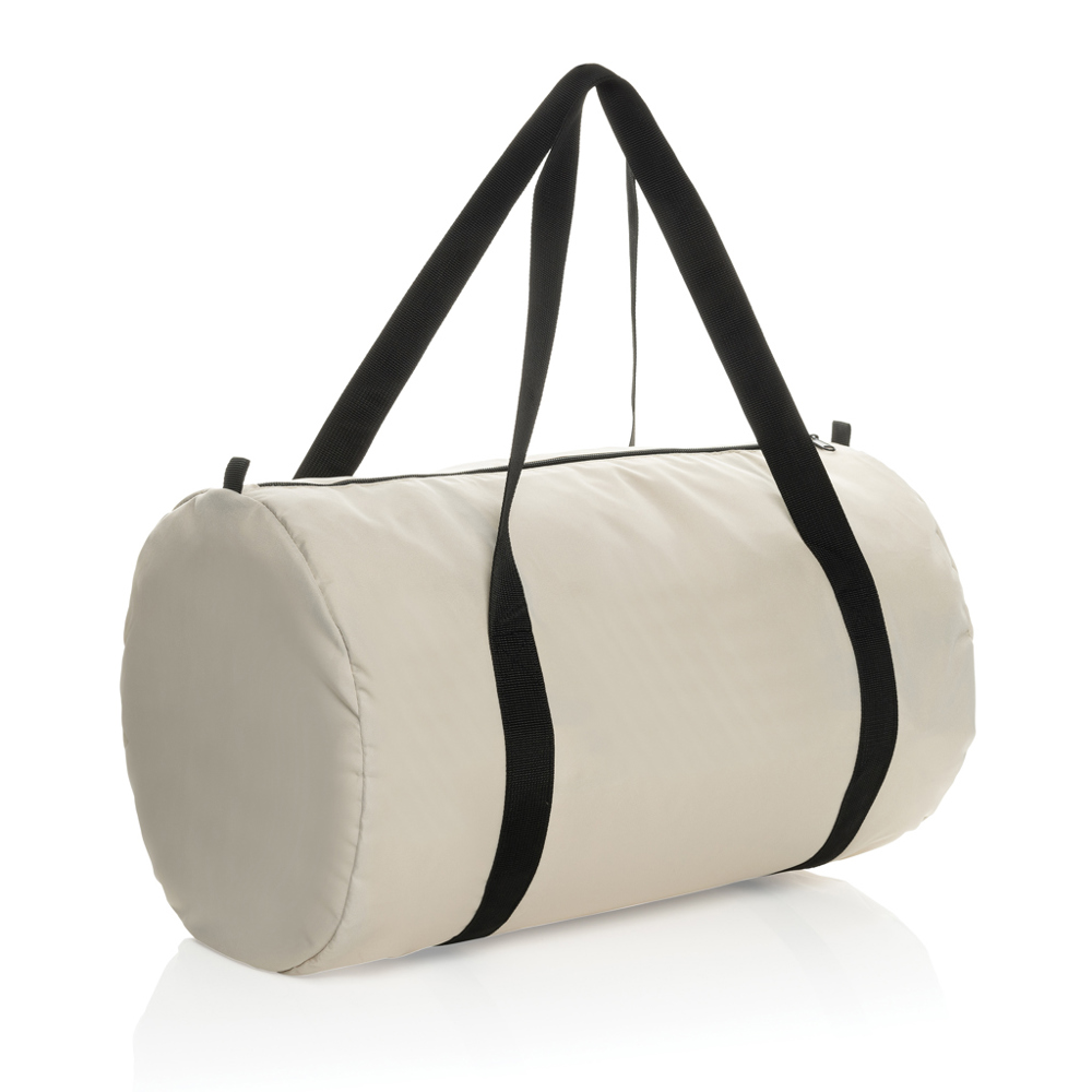 Dillon AWARE™ RPET faltbare Sporttasche - off white (± PMS 12-0304 TCX)