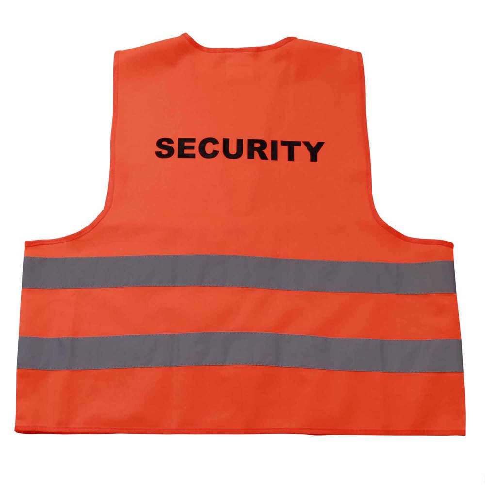 Qualitäts KFZ-Warnweste PREMIUM Security - orange