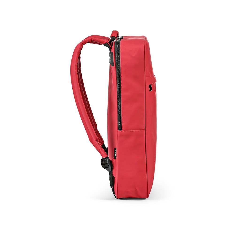 Amsterdam 16L Rucksack aus rPU uns rPET. Laptops bis 17" - Burgund