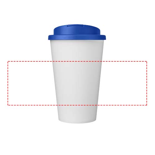 Americano® Eco 350 ml recycelter Becher mit auslaufsicherem Deckel
