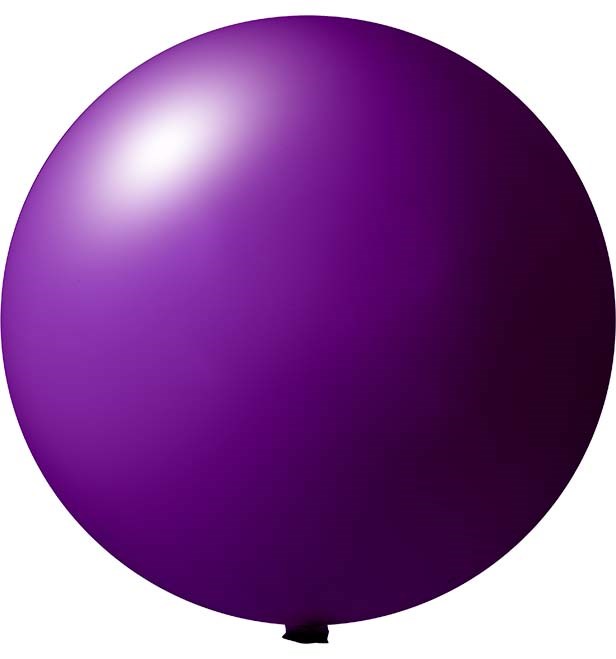 Bedruckte Riesenballons Ø 120 cm - Violett (4475) Pastel (± PMS 2627)