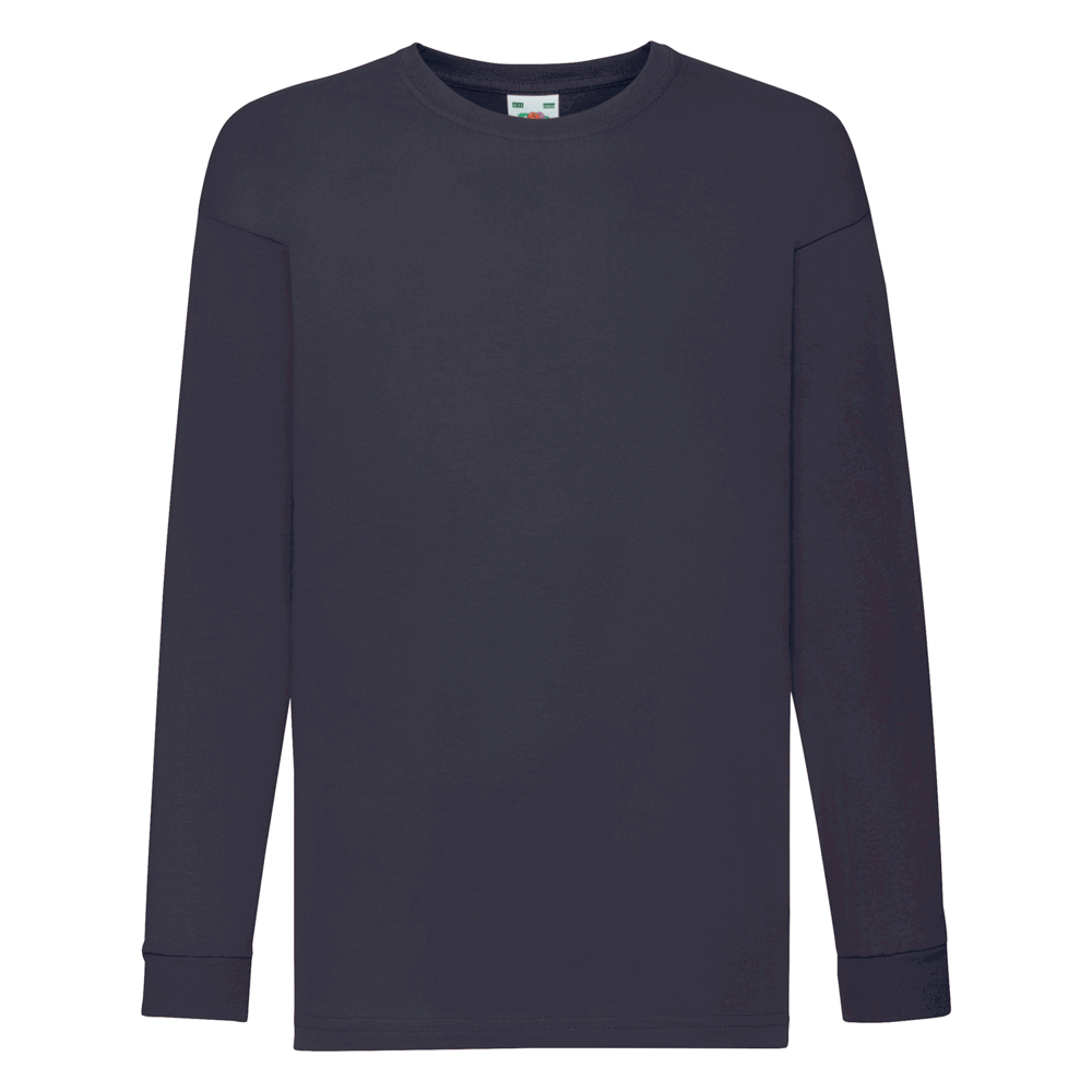 610070 - Kids Valueweight Long Sleeve T-Shirt - deep navy