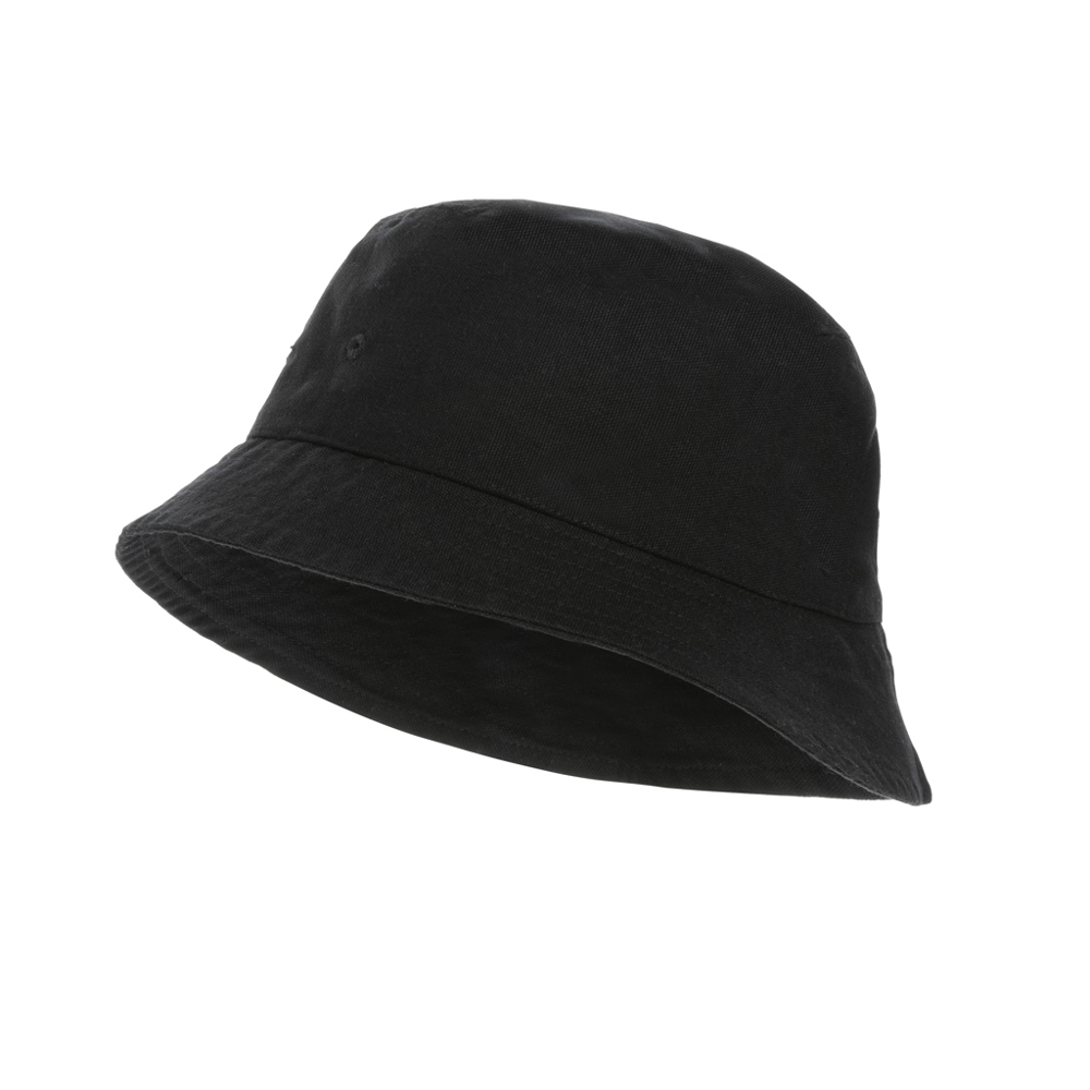 Impact AWARE™ 285g/m² ungefärbter rCanvas-OneSize-Fischerhut - schwarz (± PMS Black)