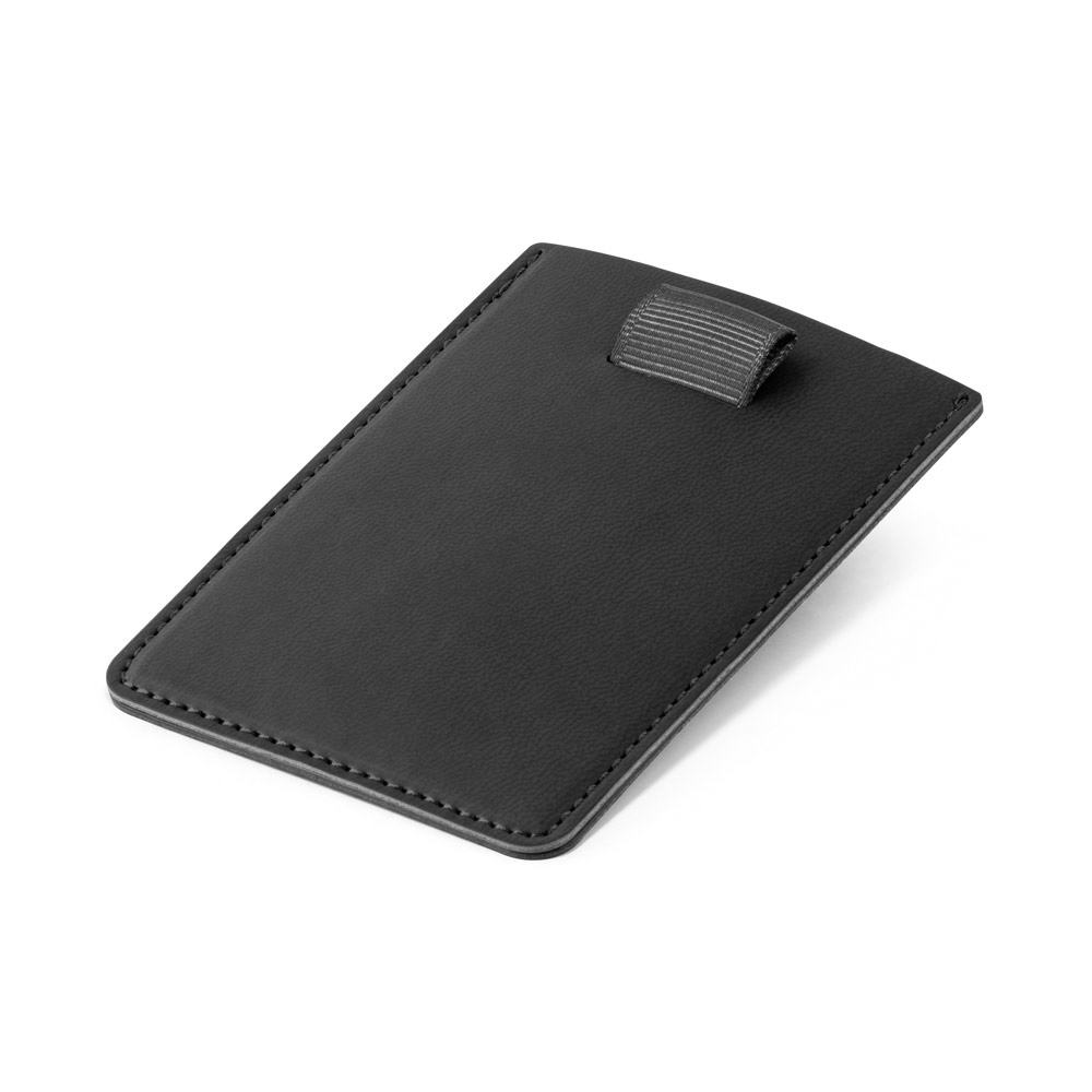POPPY. RFID-blockierender PU-Kartenhalter - schwarz