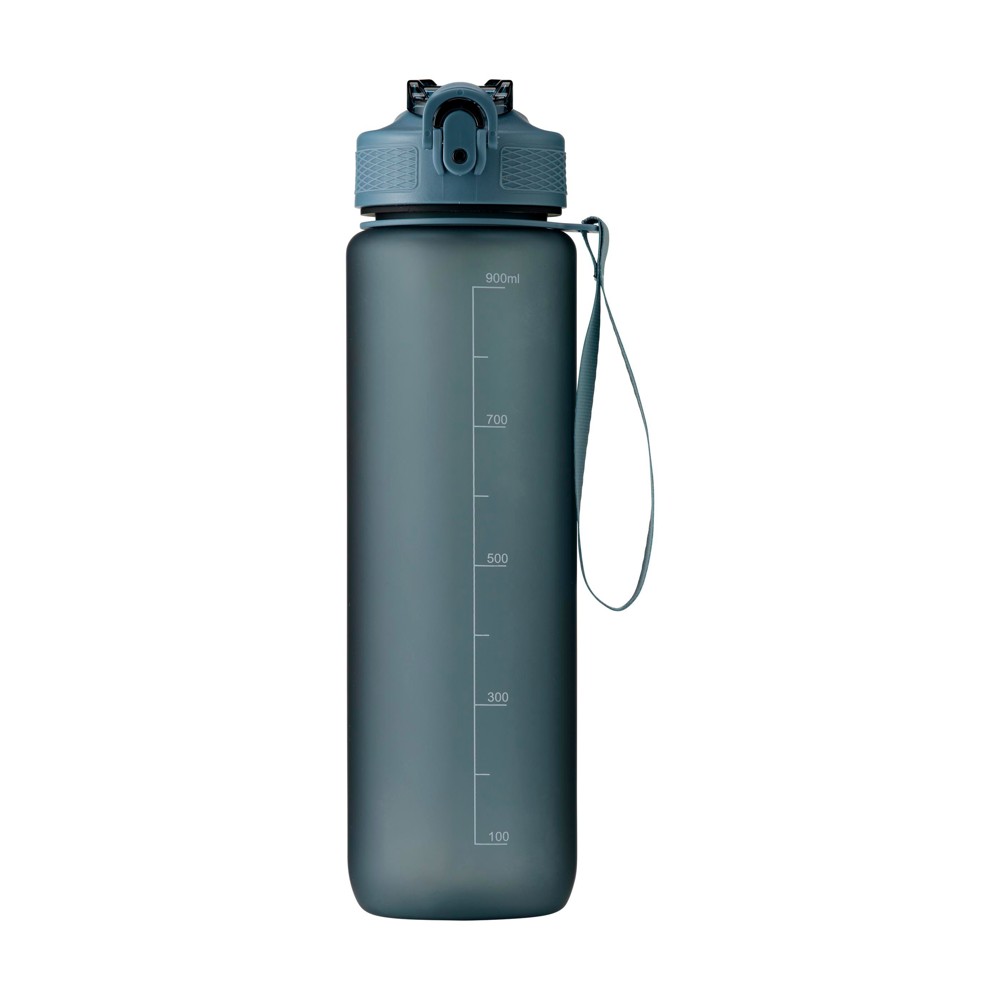AquaSport RCS Recycled Water Bottle 1 L - ozeanblau (± PMS 5415C)