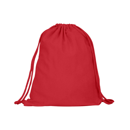 ADARE Baumwoll Rucksack farbig, 140 gr/m² - Rot