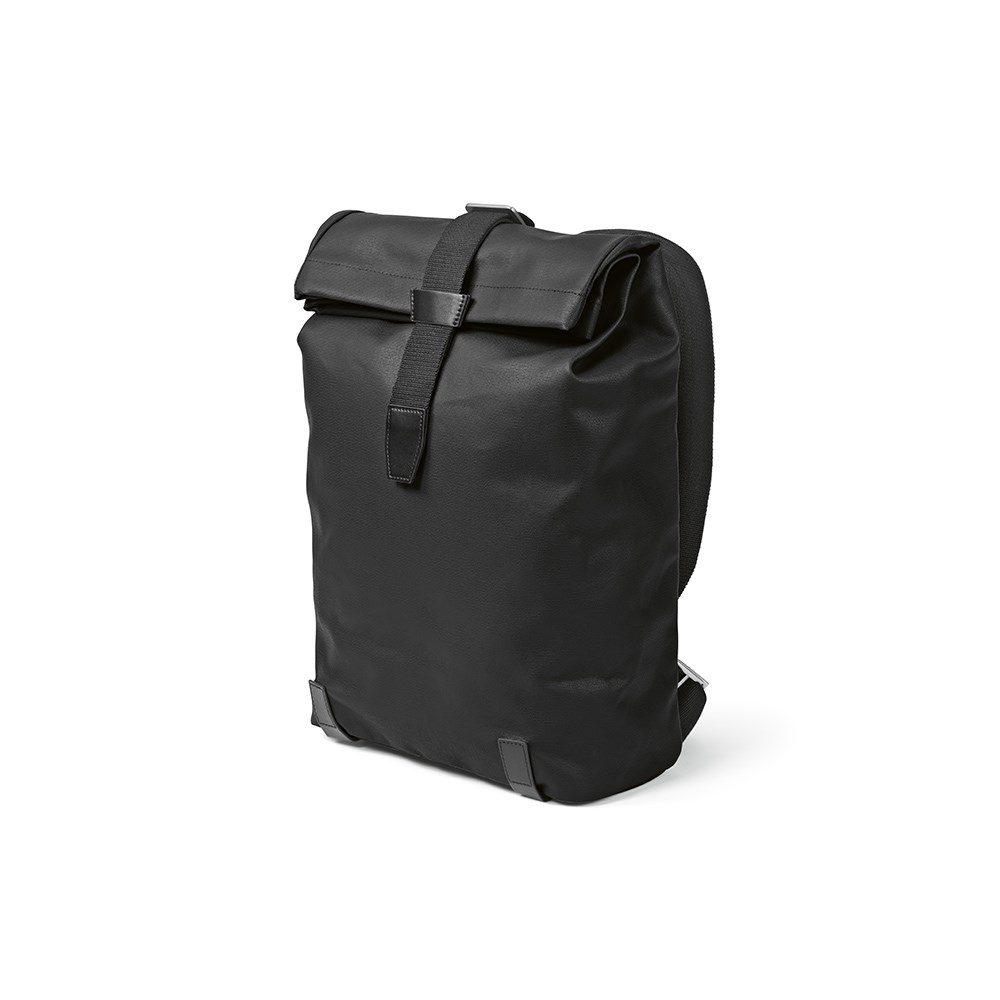 Berlin 23L Rucksak recy.Baumwolle 340gsm und rPU. Laptops bis 17" - Schwarz