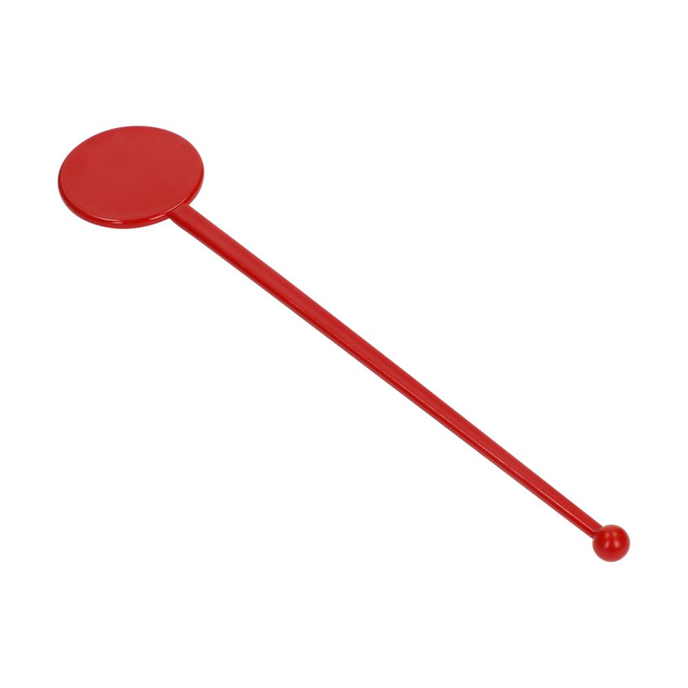 Cocktail-Rührstab "Rund" - standard-rot