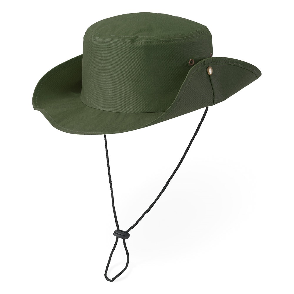 BLASS. Safari-Hut aus 100% Polyester (160 g/m²) - dunkelgrün