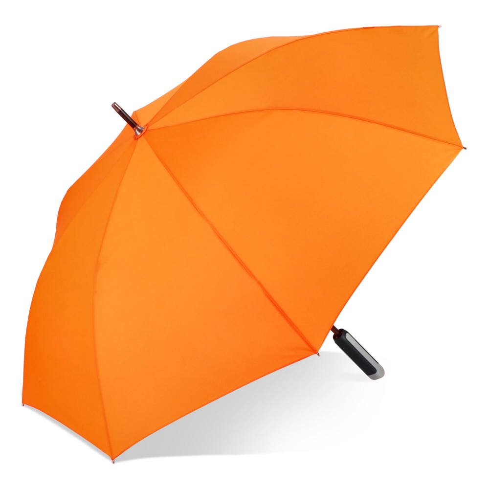 Emerantia 190T Pongee 23" Stockschirm Auto offen - Orange