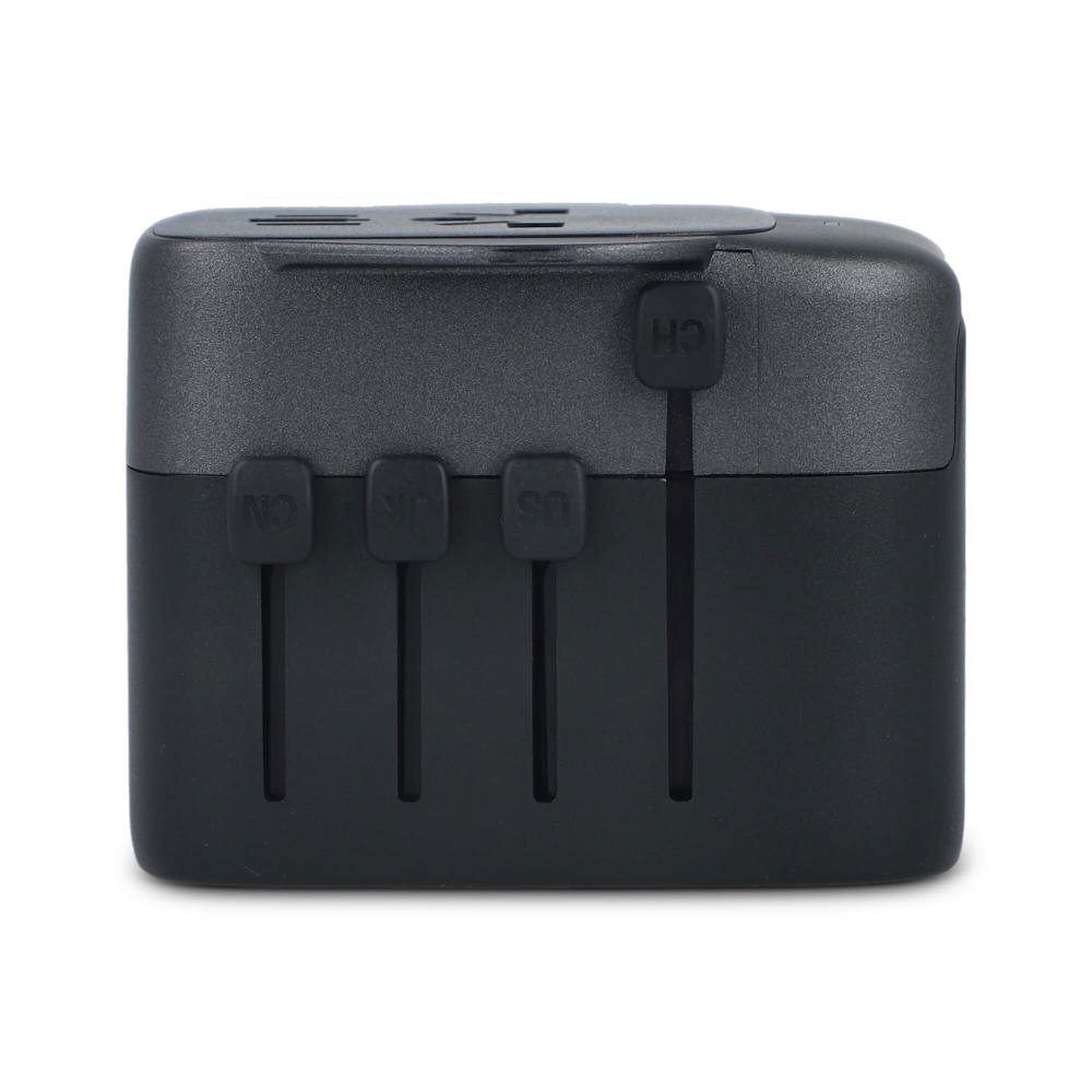  PowerPro Reiseadapter aus recyceltem Kunststoff