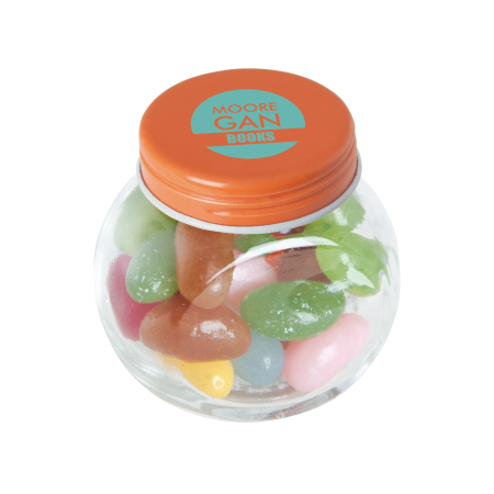 Bonbonglas mini Jelly Beans - orange