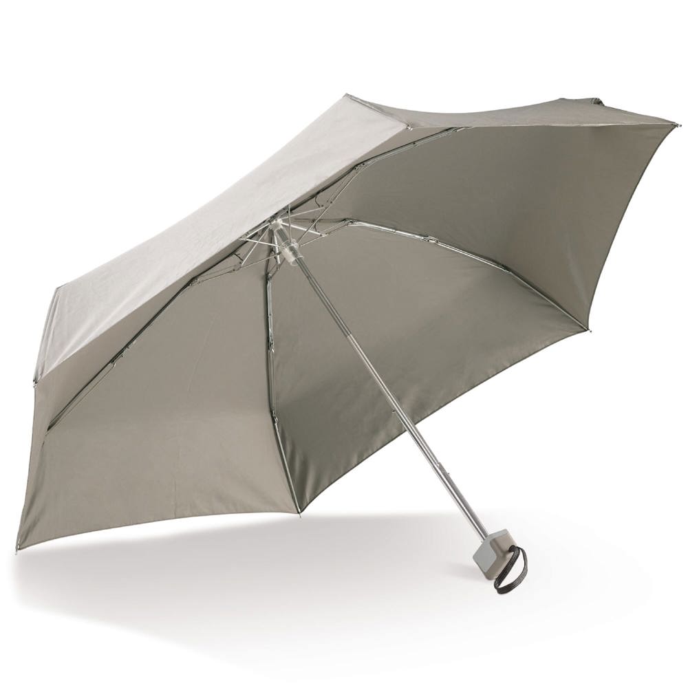 Ultraleichter 21” Regenschirm mit Hülle - taupe