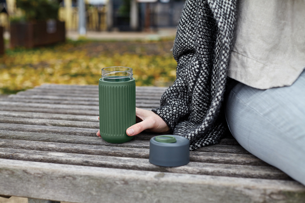 Black+Blum Glas-Reisebecher 340ml