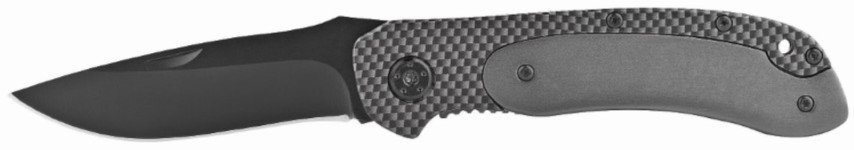 Metmaxx® Taschenmesser "CarbonHawk" silber