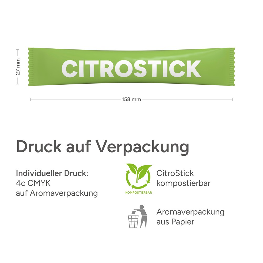 Bio CitroStick - Heisse Zitrone - Individ. Design