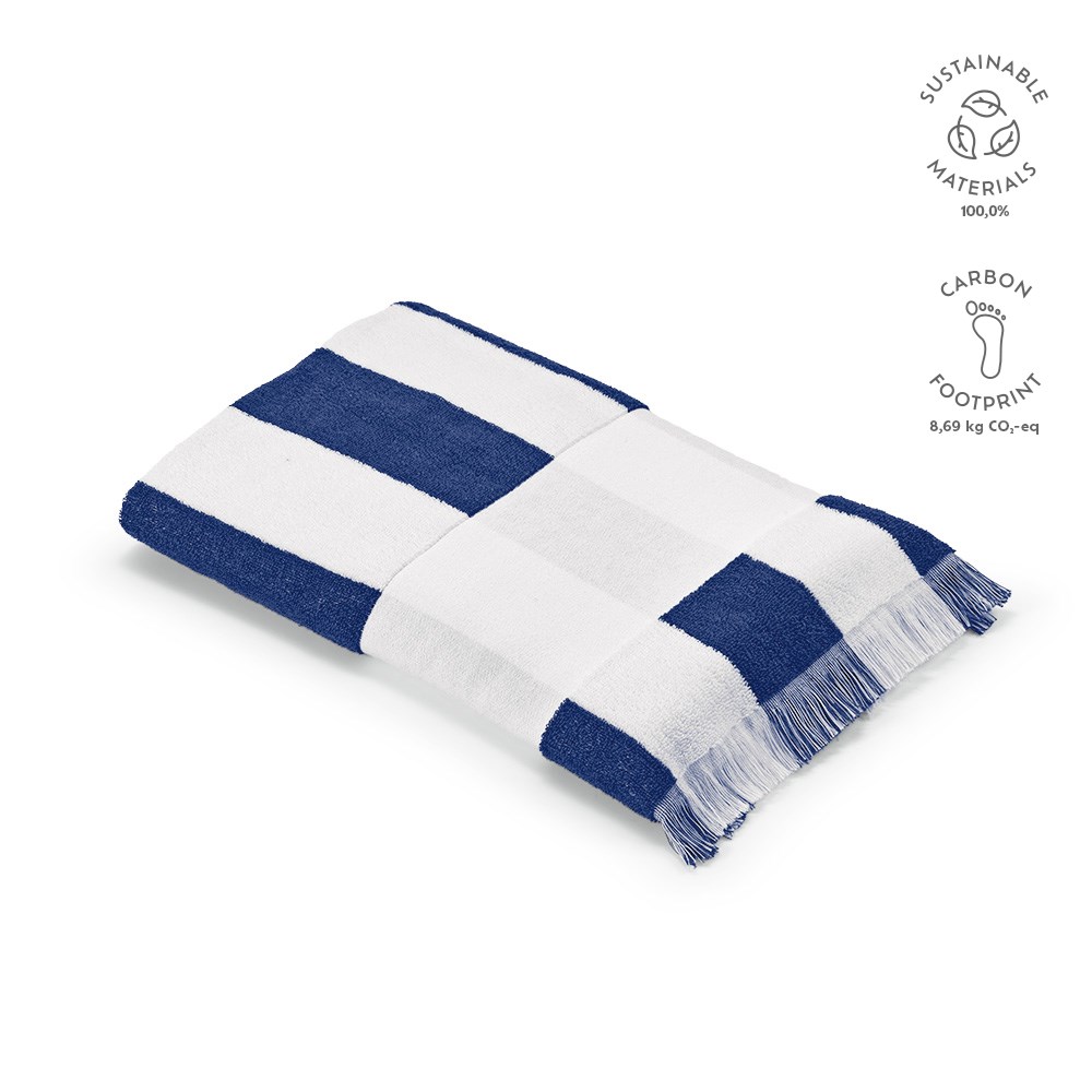 Amadeo Badetuch aus recy.Baumwolle mit 450 g/m². Hergestellt in Portugal