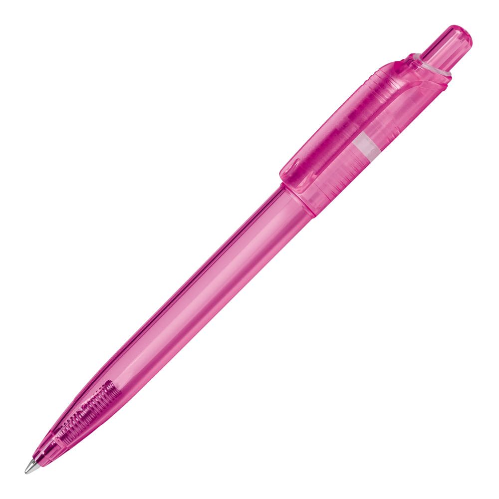 Kugelschreiber Ducal Clear Transparent - Transparent / Rosa