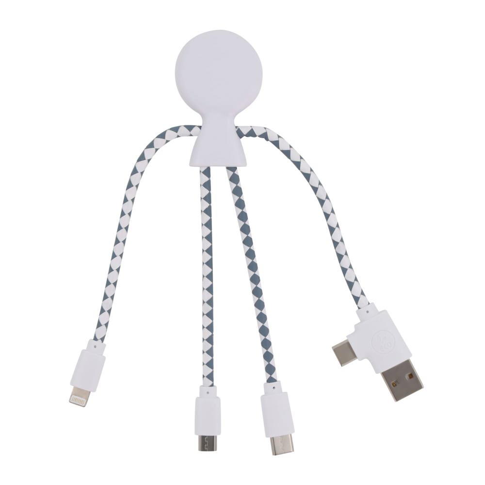 2081 | Xoopar Mr. Bio Charging cable - Weiss