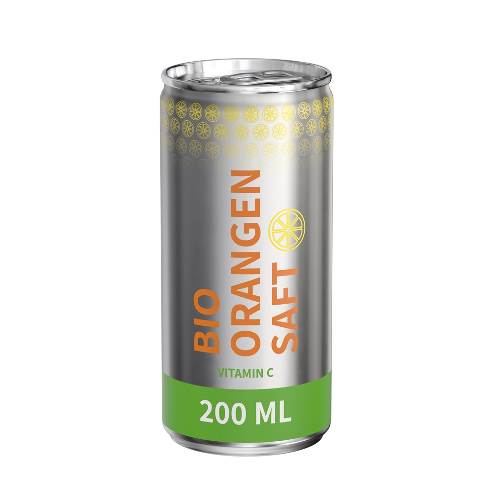 Bio Orangensaft, Fullbody transp. (matt)