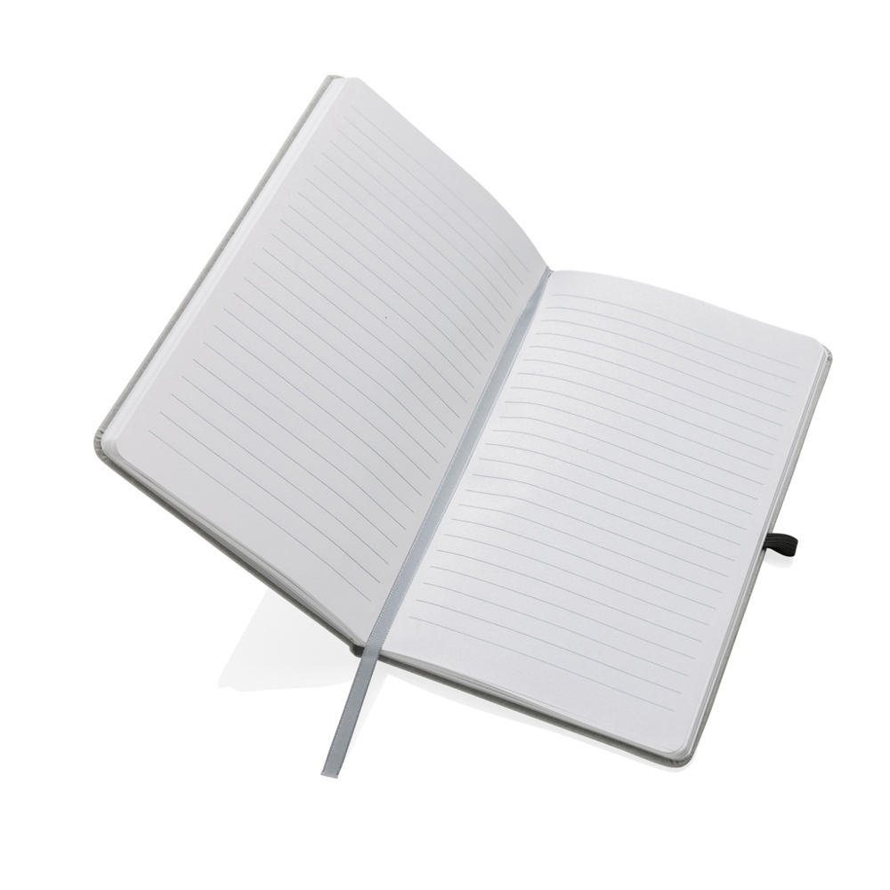 A5 Hardcover Notizbuch aus GRS recyceltem PU