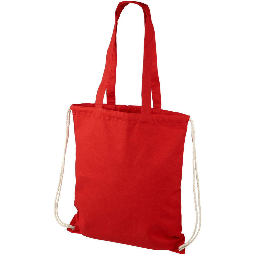 Eliza 240 g/m² Baumwoll Turnbeutel 6L - rot
