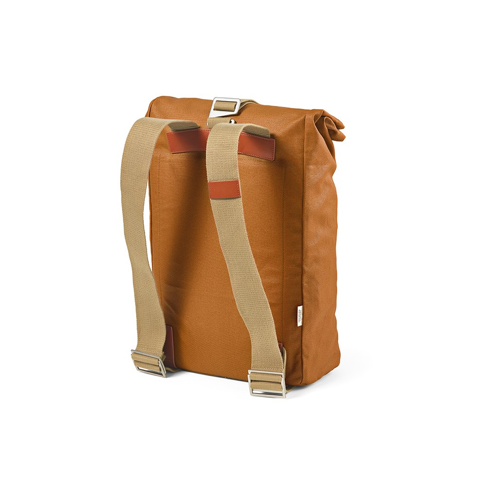 Berlin 23L Rucksak recy.Baumwolle 340gsm und rPU. Laptops bis 17" - Kamel